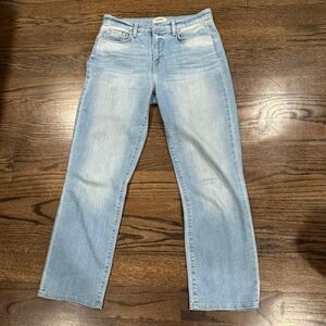 L'AGENCE Light Blue Straight Jeans